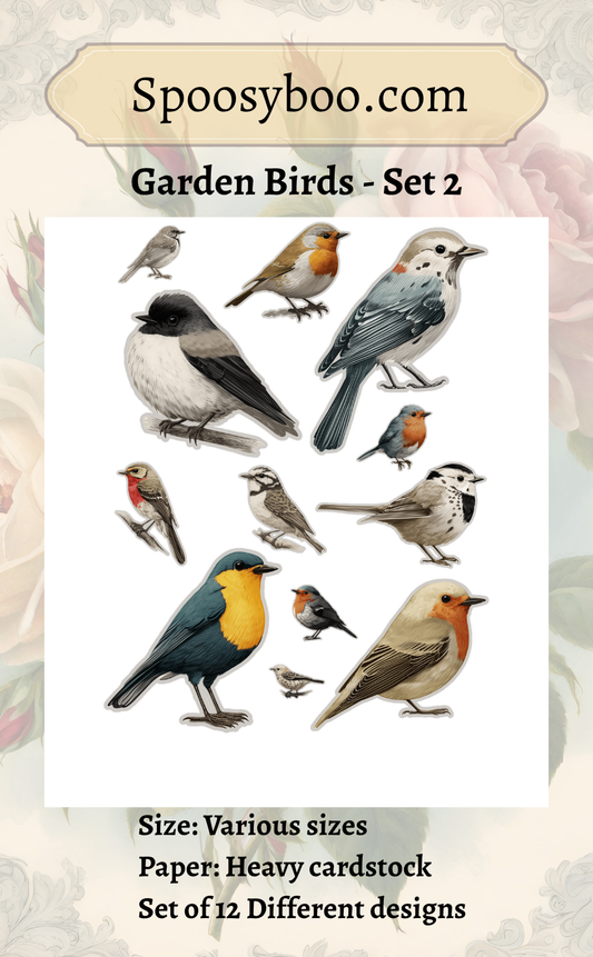 Garden Birds Die Cuts