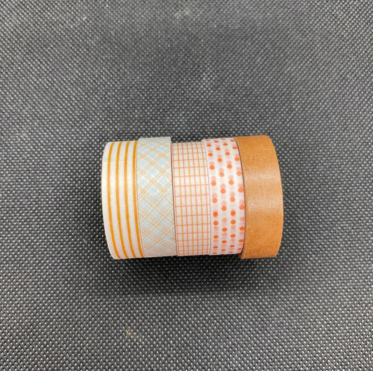 Washi Tape -Five Rolls of for arts, crafts, scrapbooking, and journaling, gifts (etsy image id: 4377095050)