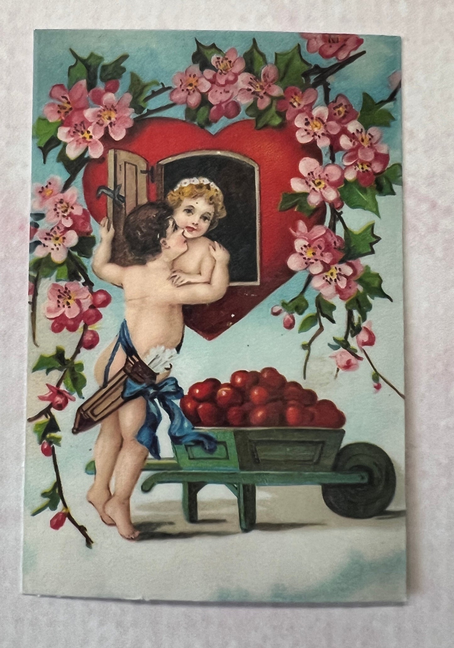 Vintage Valentine Stickers: Antique Style Cupid - Set of 6 (etsy image id: 5695258423)