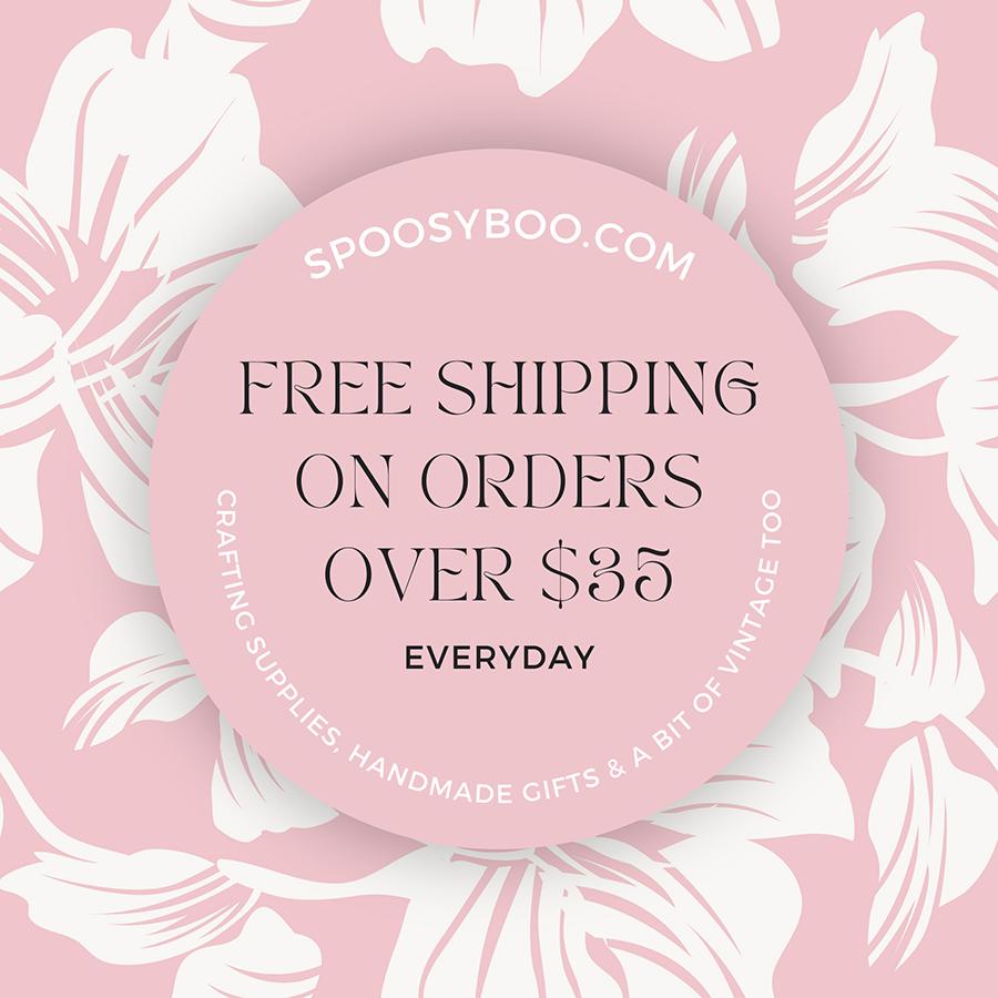 Free shipping on orders over $35.00 (etsy image id: 7019750166)