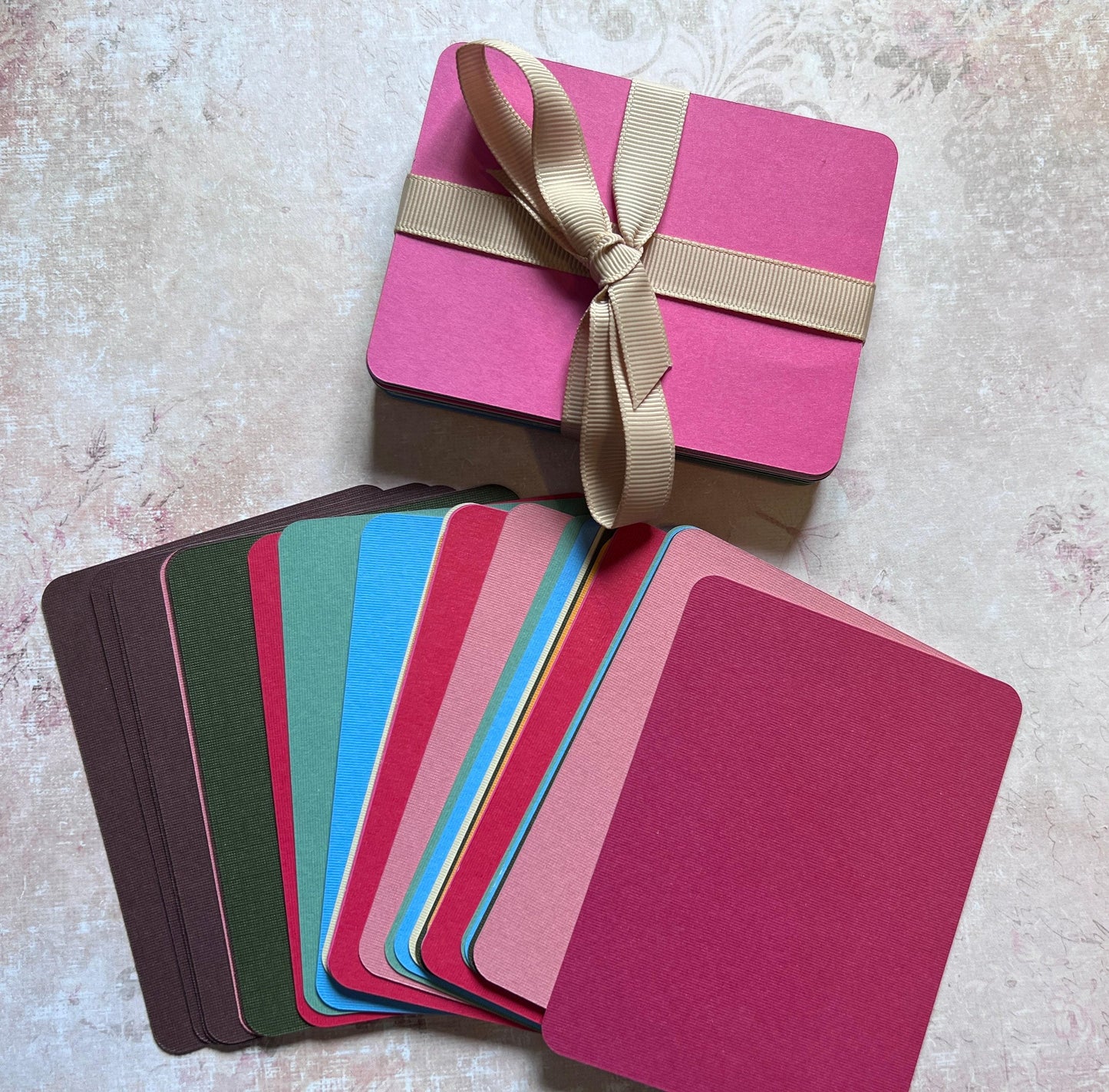 Solid Color Planner Cards: 3x4 Journaling Cardstock, Set of 50 (etsy image id: 7808567907)