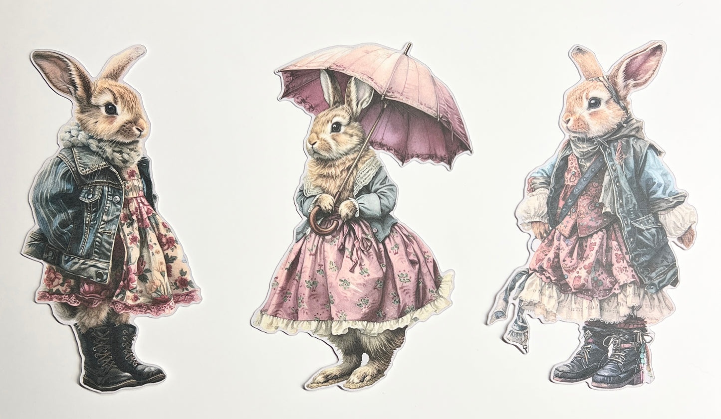 Victorian Bunny Rabbits