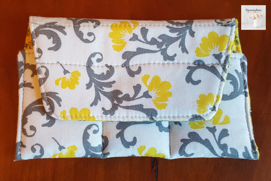 Floral Essential Oil Bag: Padded 3-Bottle Travel Pouch (etsy image id: 1738032719)