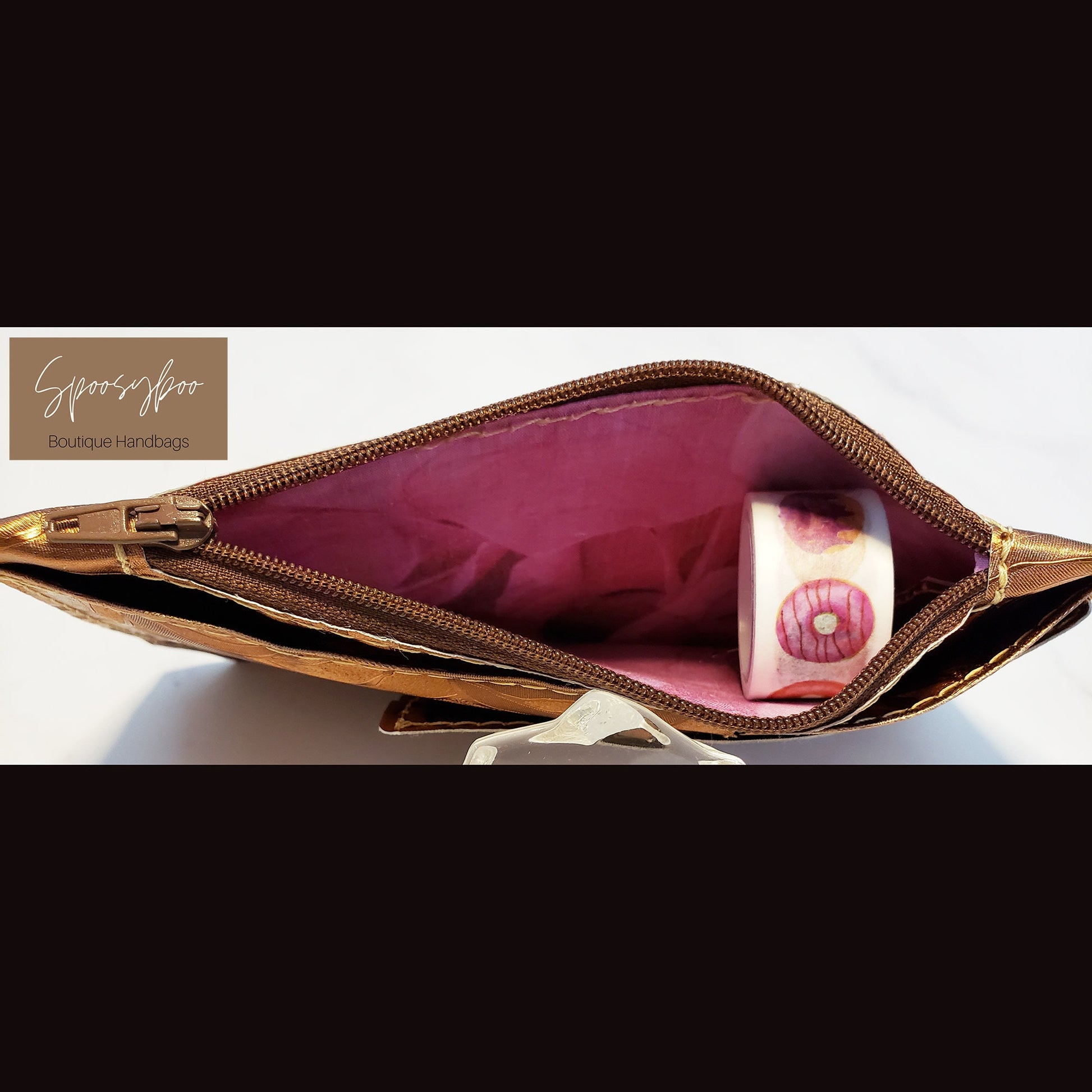 Copper Roses Minimalist purse Pal slim vinyl wallet (etsy image id: 3193695936)