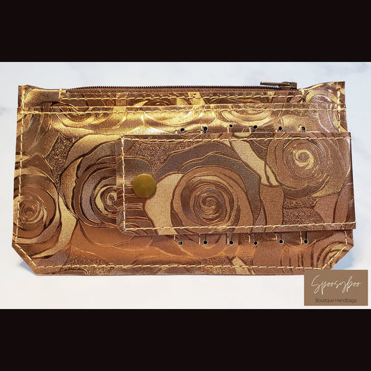 Copper Roses Minimalist purse Pal slim vinyl wallet (etsy image id: 3241394949)