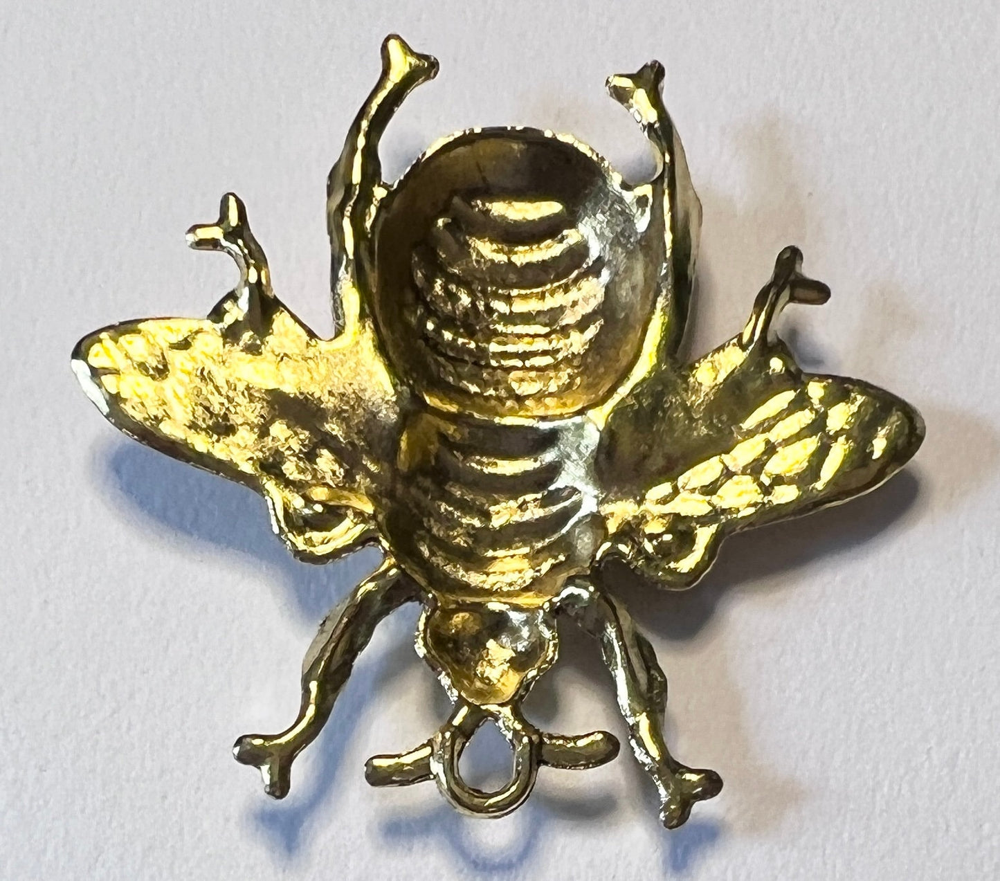Large Bee Charms: Bronze, Silver, Gold Finish - Jewelry Making (etsy image id: 4168352512)