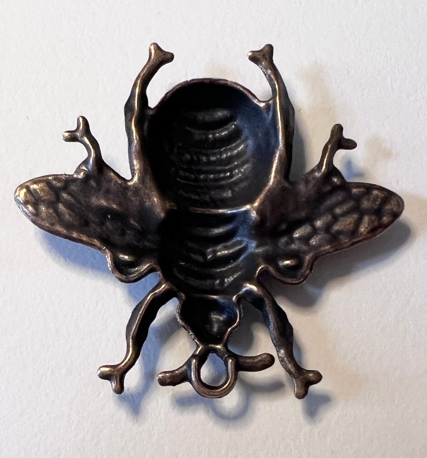 Large Bee Charms: Bronze, Silver, Gold Finish - Jewelry Making (etsy image id: 4168352610)