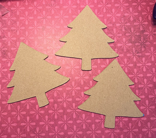 Tree Chipboard blanks 2mm thick, set of 6 (etsy image id: 4401080815)