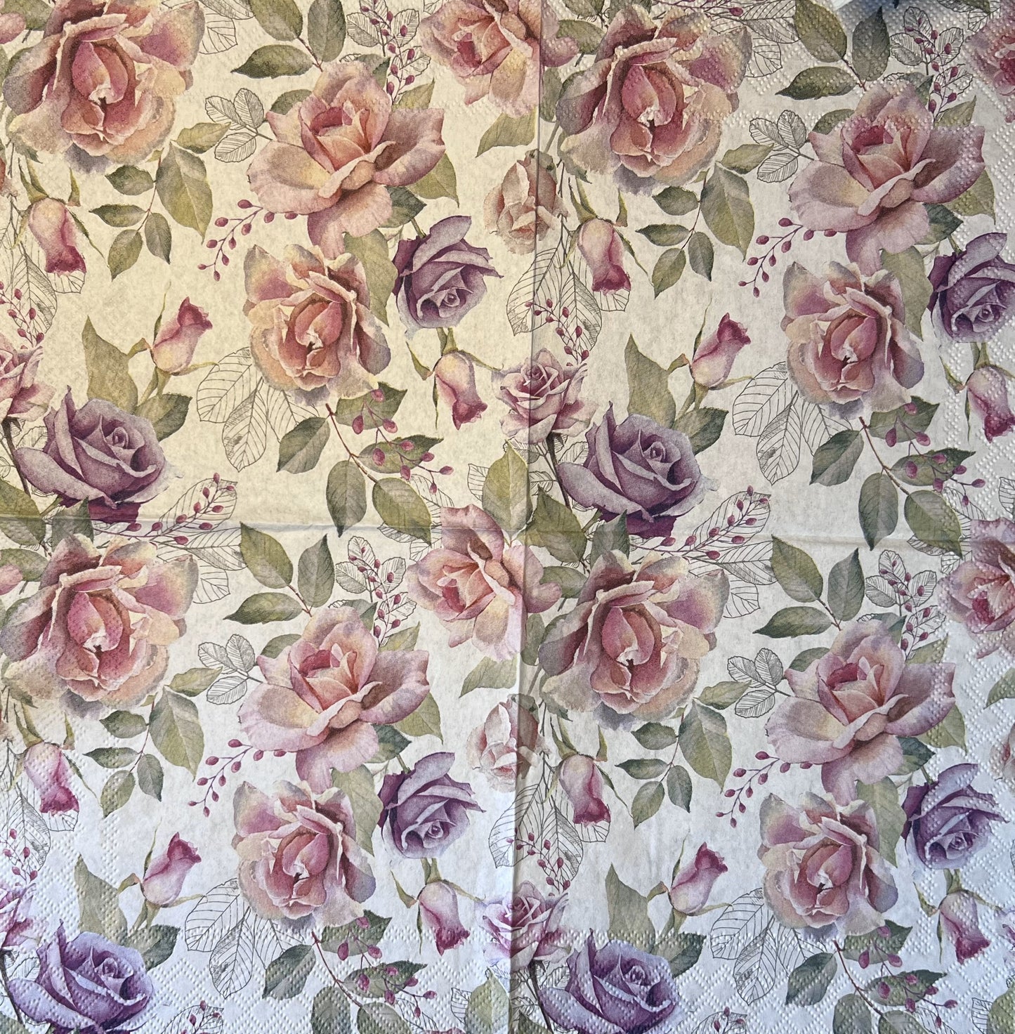 Artistic napkins Florals and bee  illustrations, mixed media, collage, Paper crafting (etsy image id: 4806146646)