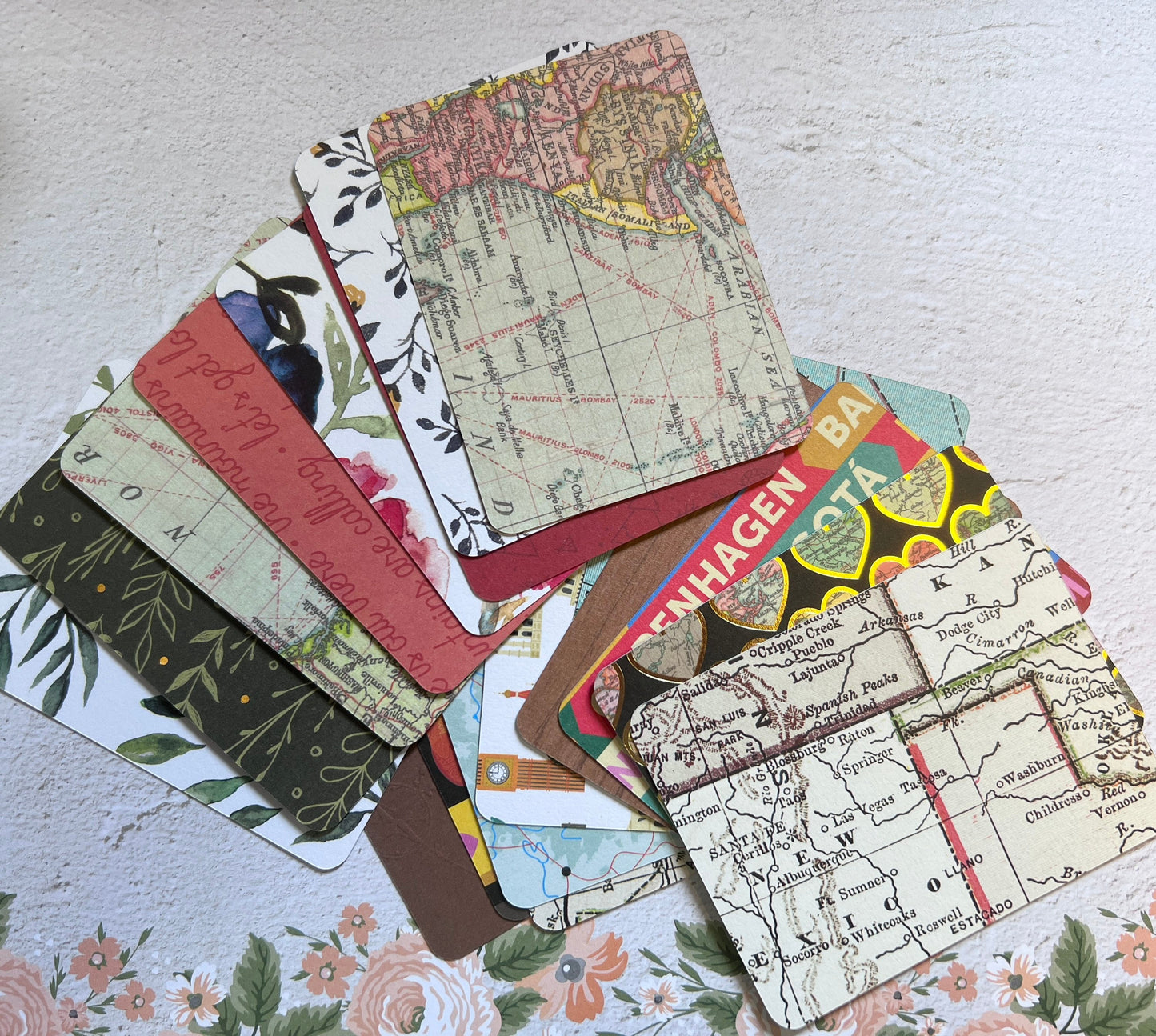 Travel Planner Cards: 18-Piece Journaling Set (etsy image id: 4885854464)