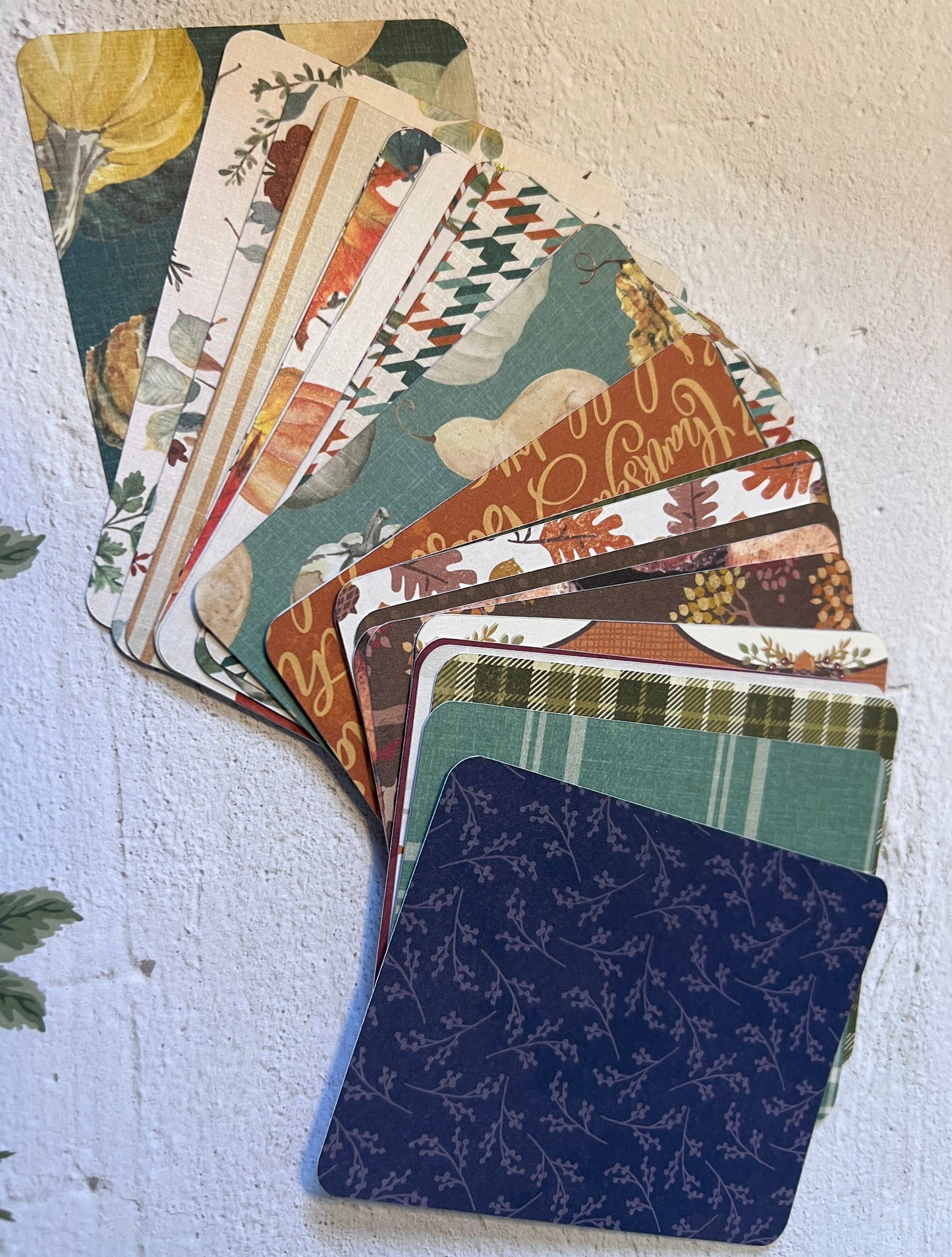 Autumn Journaling Cards: 36 Blank Notecards, 3x4 inch (etsy image id: 4922154731)