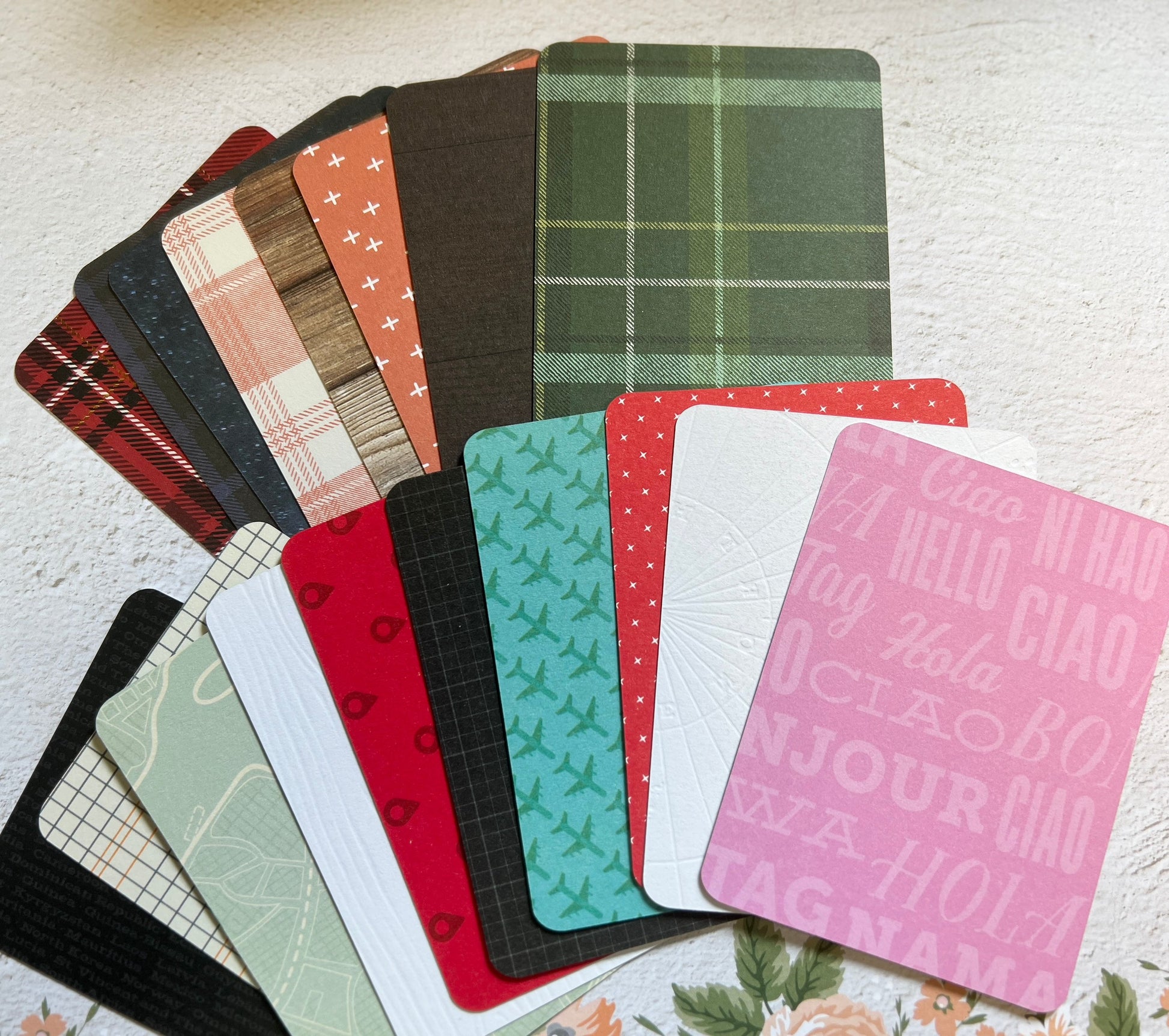 Travel Planner Cards: 18-Piece Journaling Set (etsy image id: 4934151149)