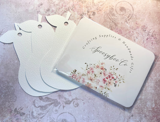 Watercolor Paper Pear Tags: Blank Ornaments, Gifts, Art - Set of 8 (etsy image id: 5023055262)