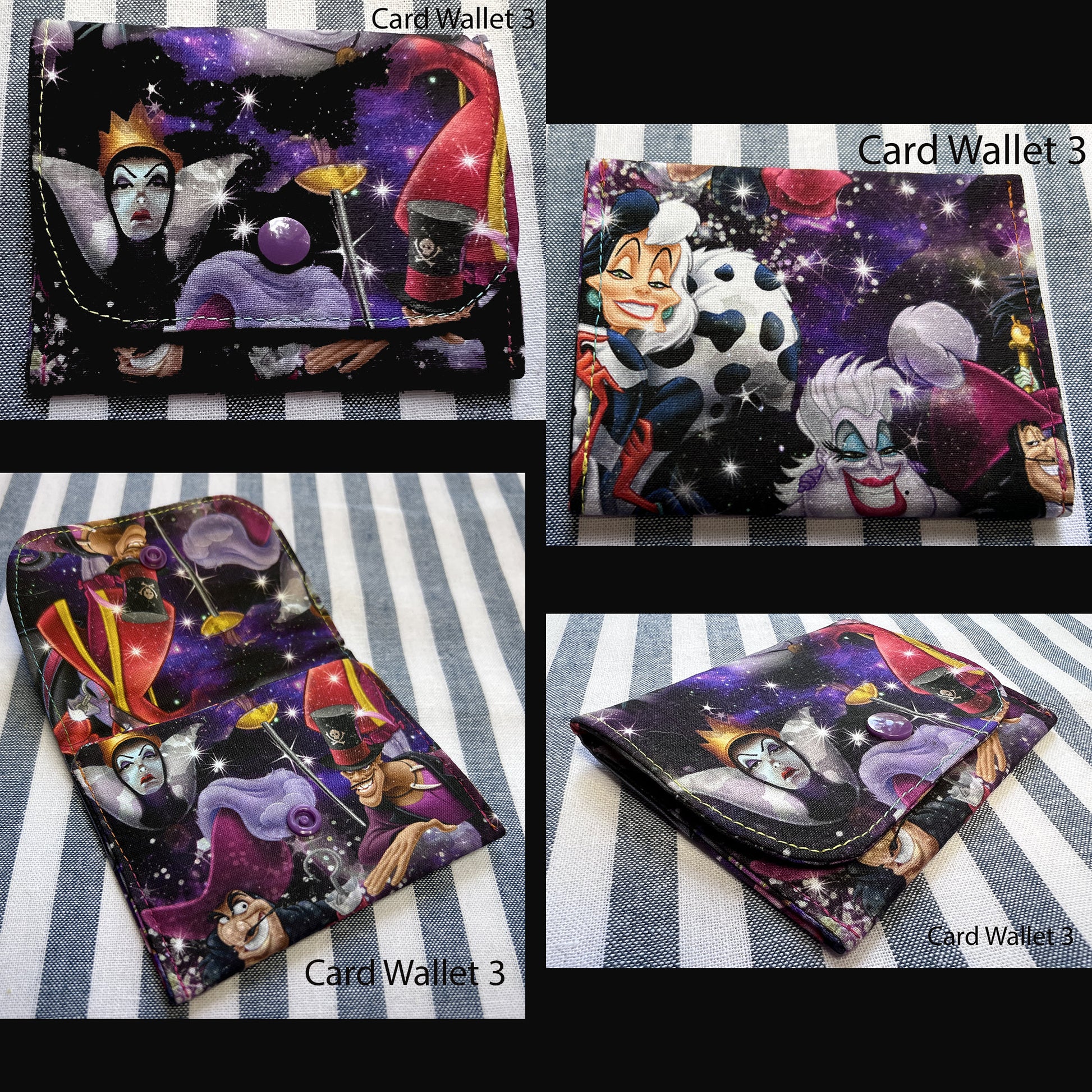 Card wallet - fabric with snap closure, one pocket for cards and cash, pocket size (etsy image id: 5257233868)