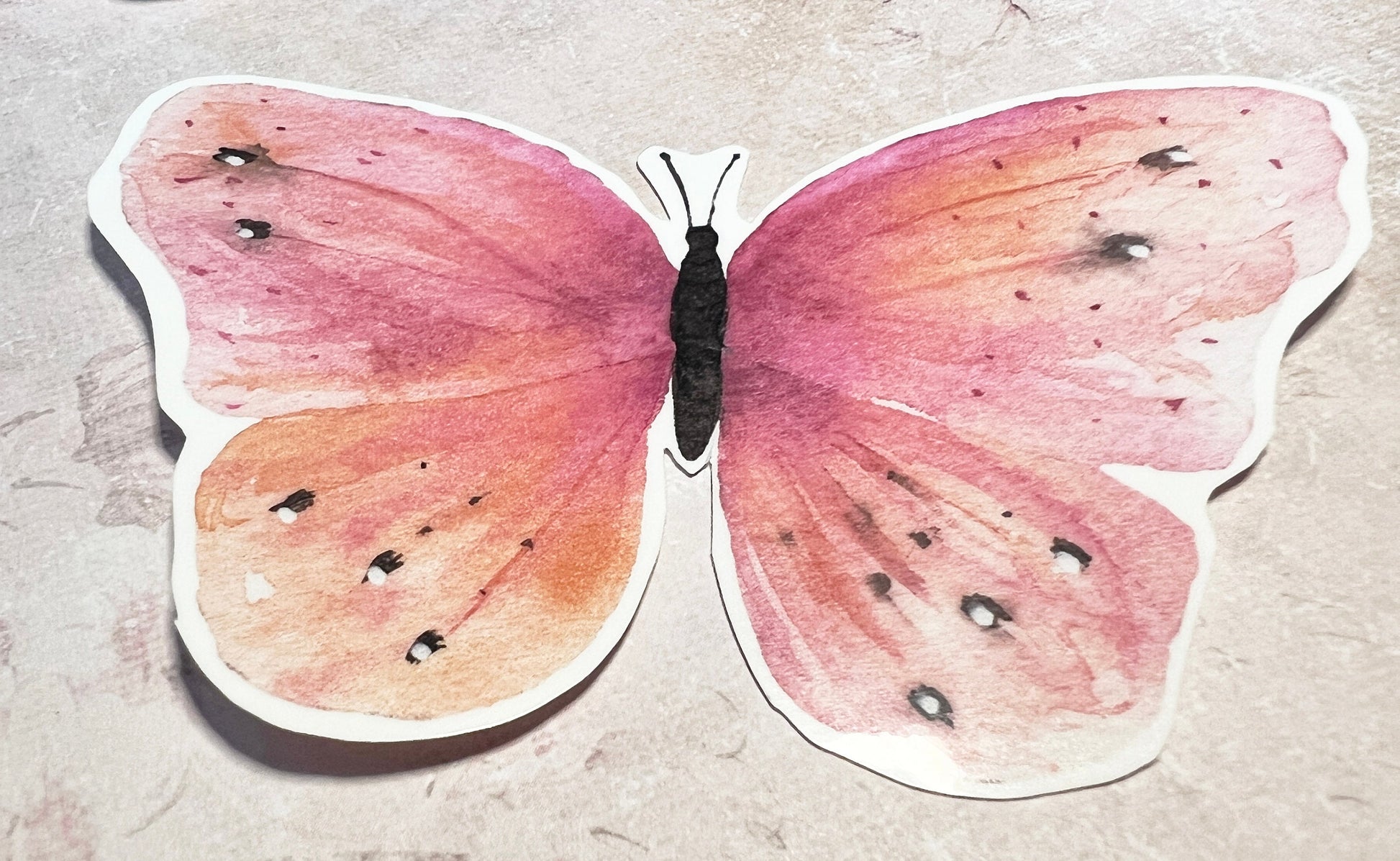 Set of 4 larger Butterfly Garden stickers, coated with peel off back (etsy image id: 5638808165)