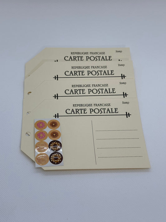 Linen Texture Postcard Tags: DIY Art Cardstock (4x6) (etsy image id: 5898073197)