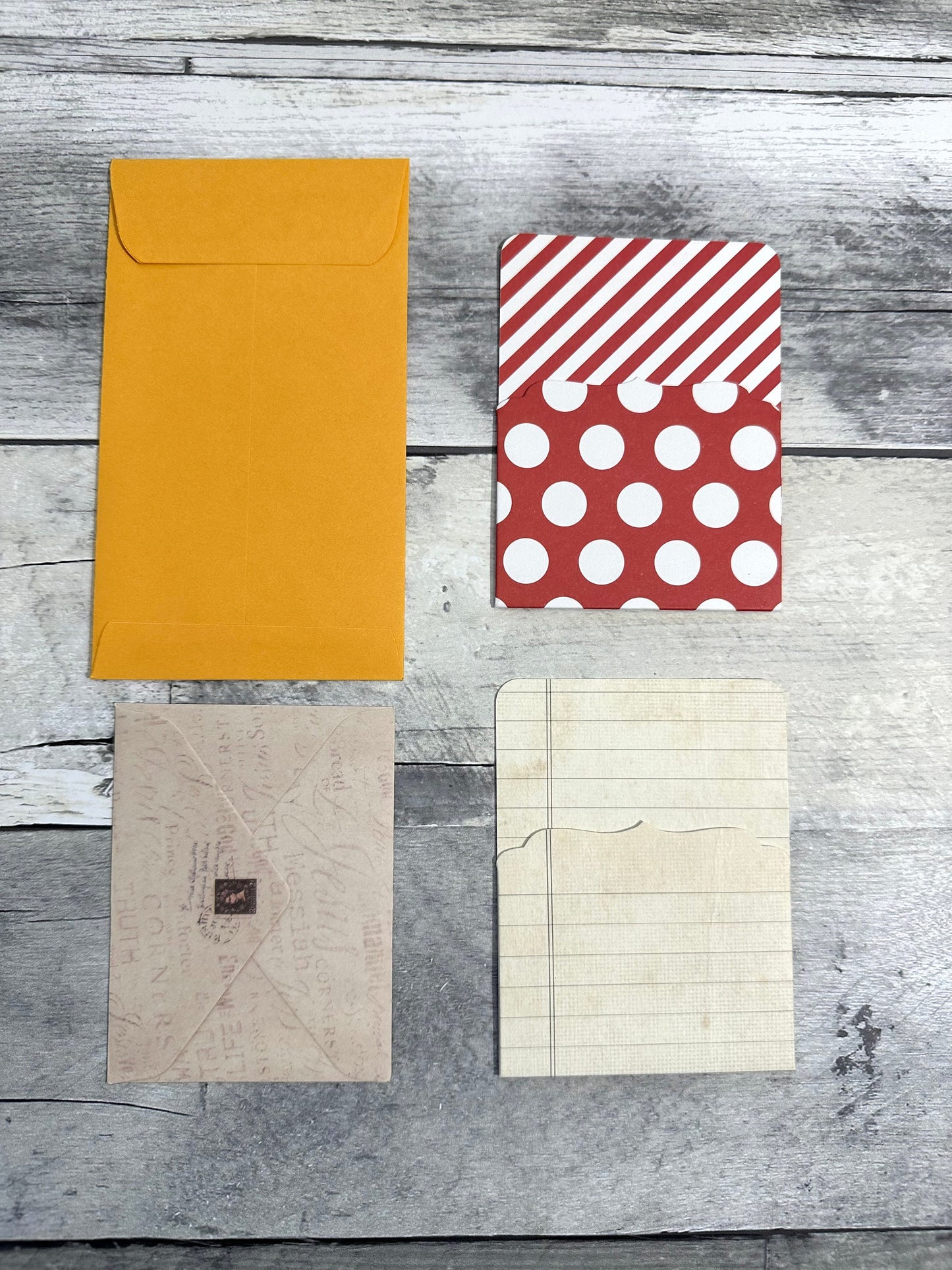 Bags and envelopes ephemera set of 12 (etsy image id: 6121071934)