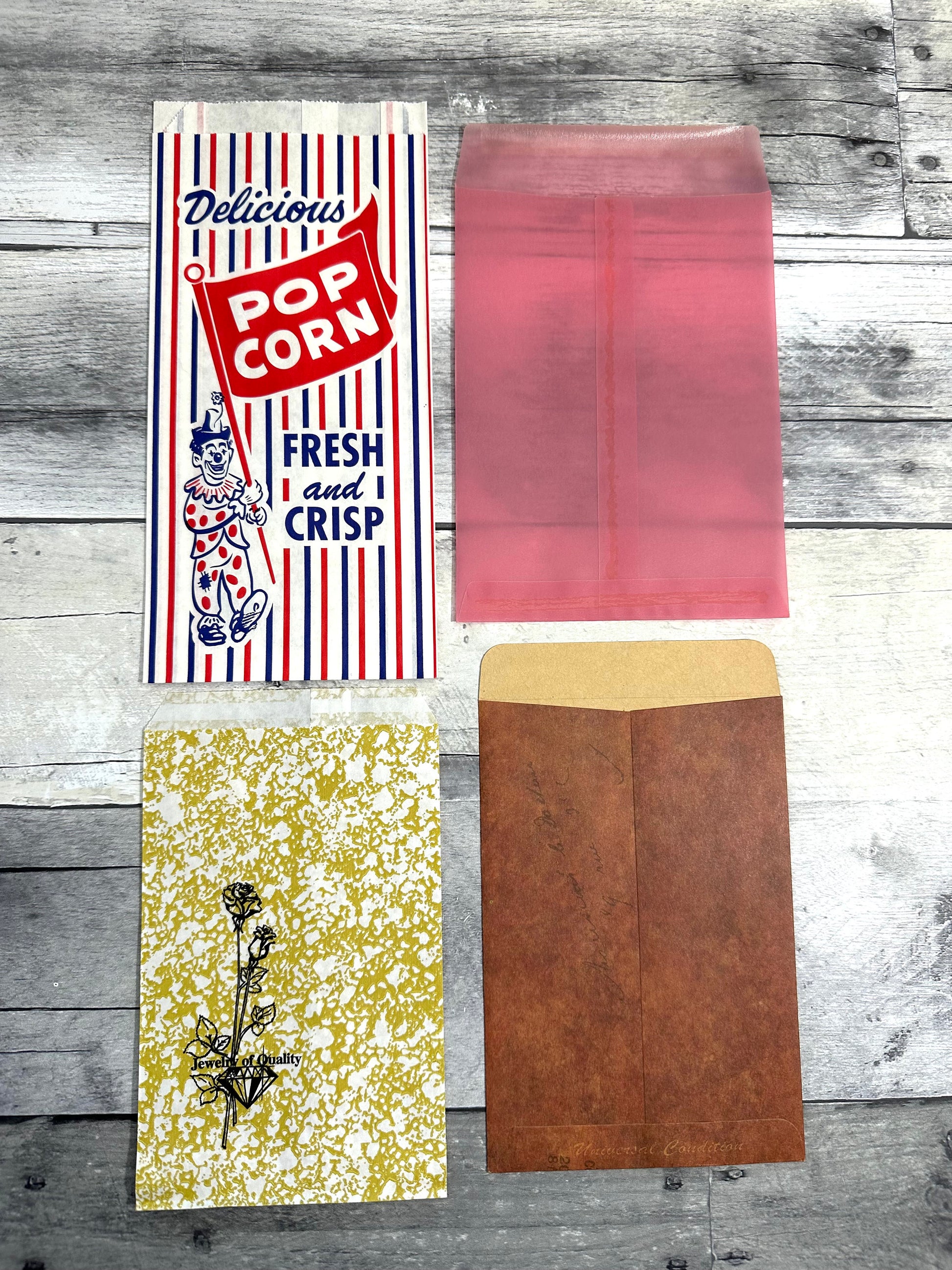 Bags and envelopes ephemera set of 12 (etsy image id: 6121071964)