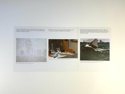 Fine Art Book Pages - Claude Monet (etsy image id: 6527648578)