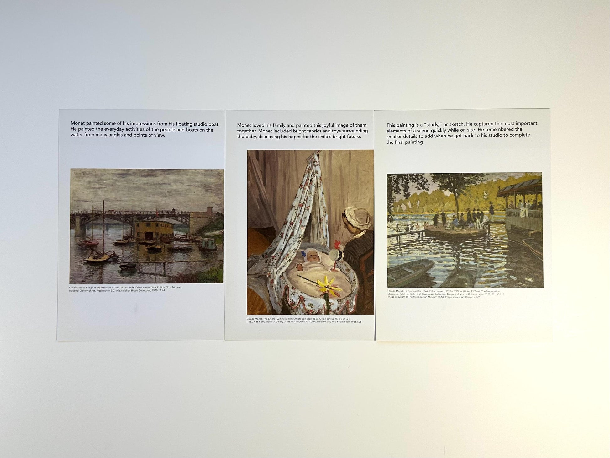 Fine Art Book Pages - Claude Monet (etsy image id: 6527648594)