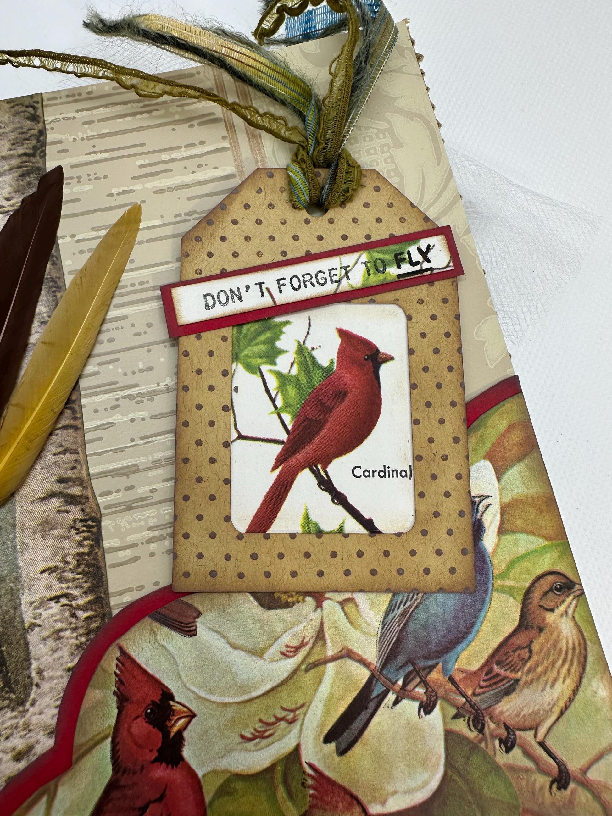Die-Cut Frame Tags in  light brown Kraft + Small Card (etsy image id: 6531603470)