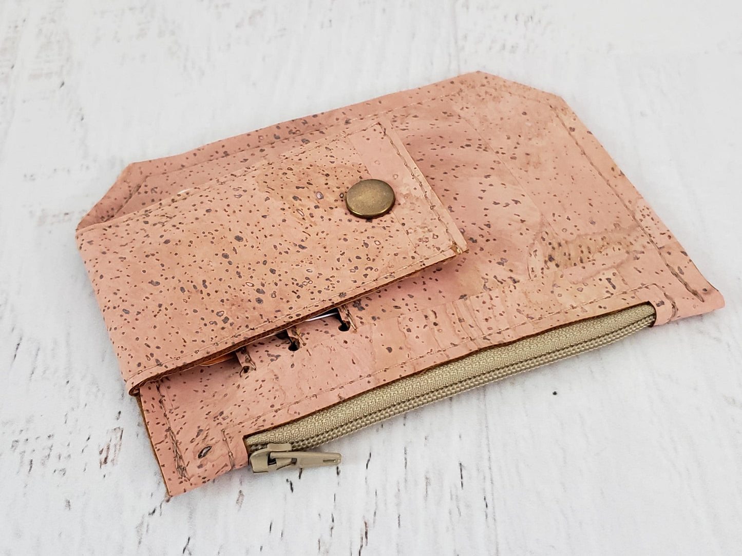 Wallet Natural Cork minimalist Pocket wallet (etsy image id: 6535494214)