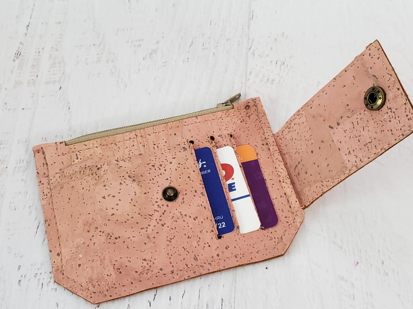 Wallet Natural Cork minimalist Pocket wallet (etsy image id: 6535494352)