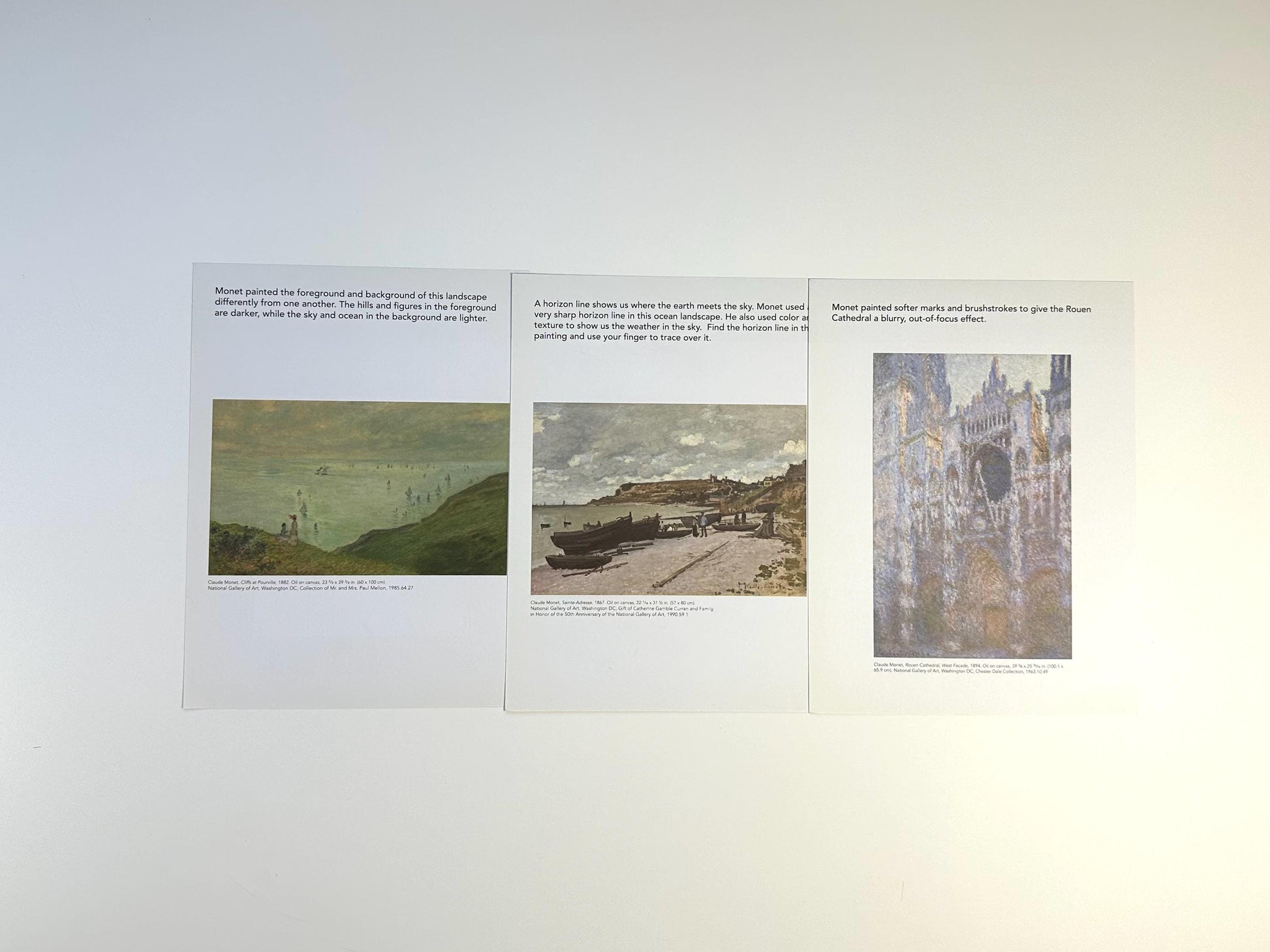 Fine Art Book Pages - Claude Monet (etsy image id: 6575767749)