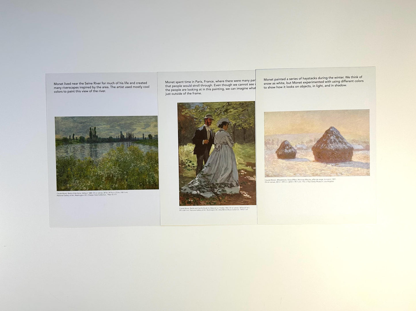 Fine Art Book Pages - Claude Monet (etsy image id: 6575767753)