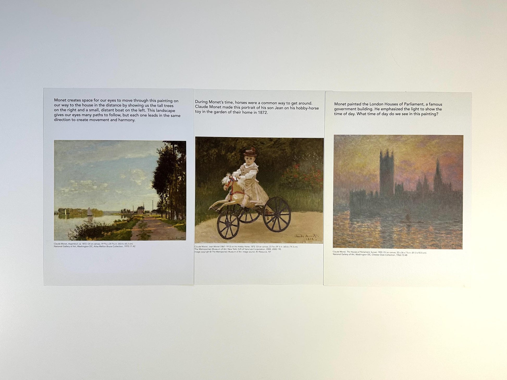Fine Art Book Pages - Claude Monet (etsy image id: 6575767771)