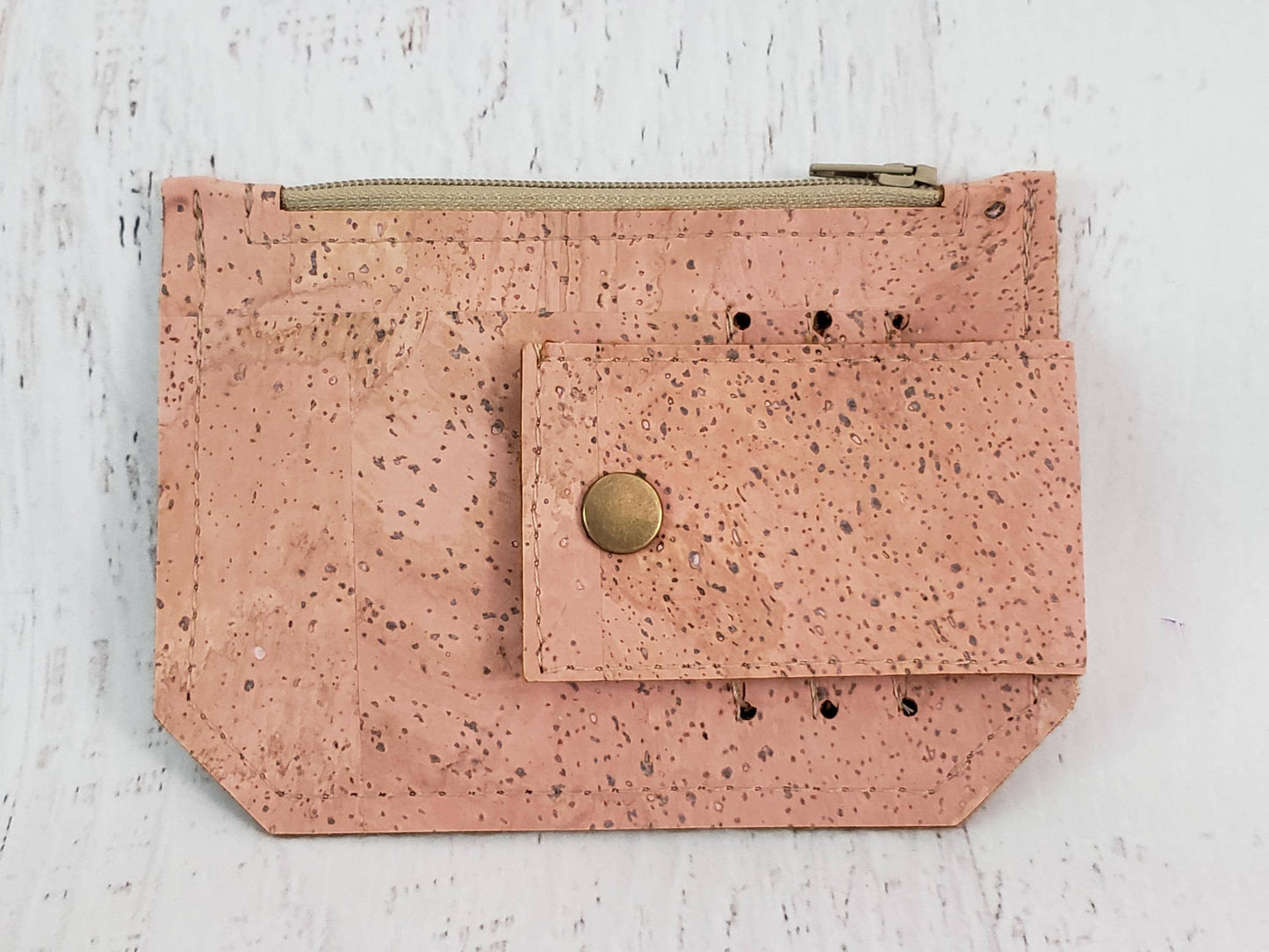 Wallet Natural Cork minimalist Pocket wallet (etsy image id: 6583612329)