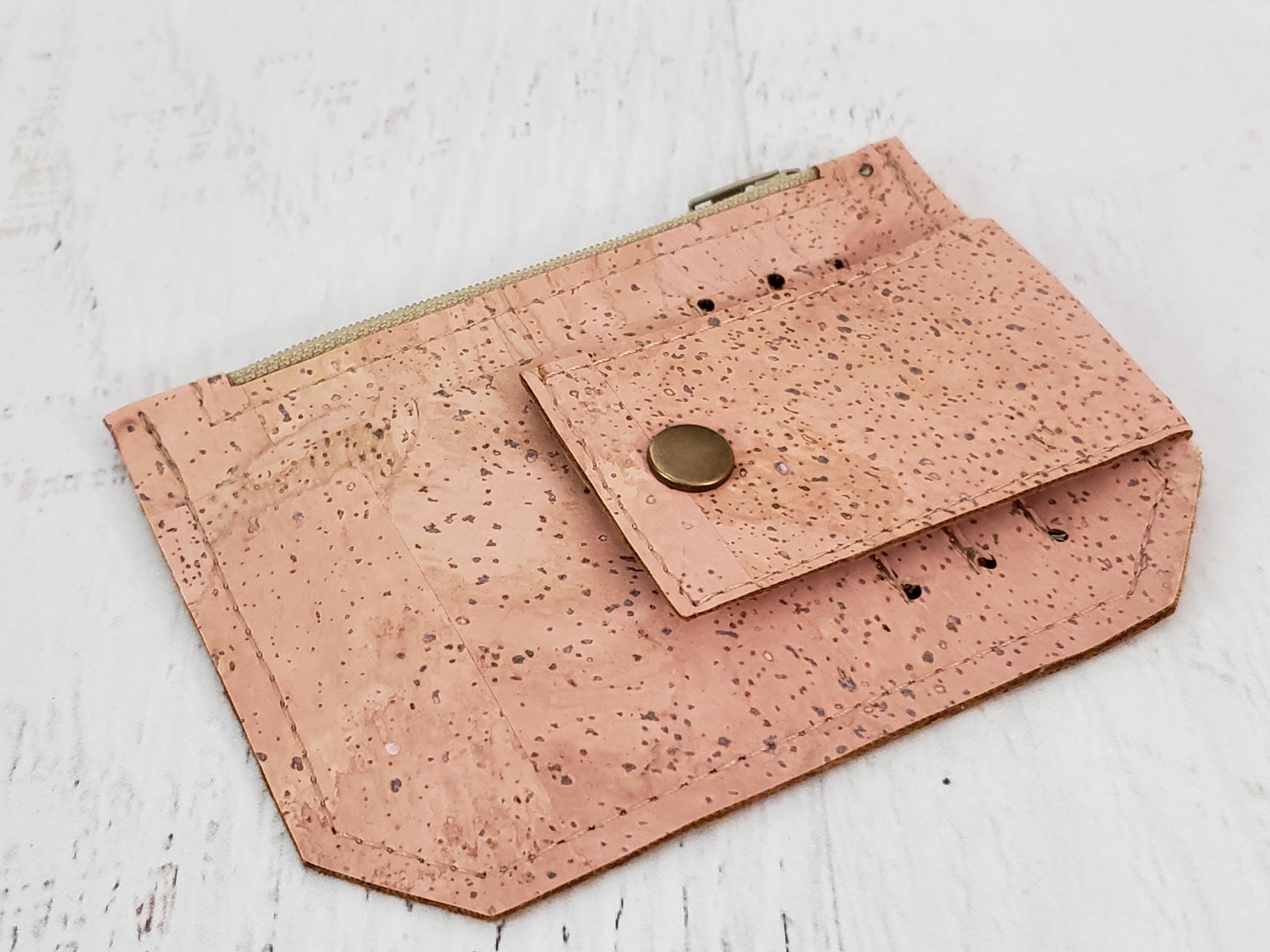 Wallet Natural Cork minimalist Pocket wallet (etsy image id: 6583612499)