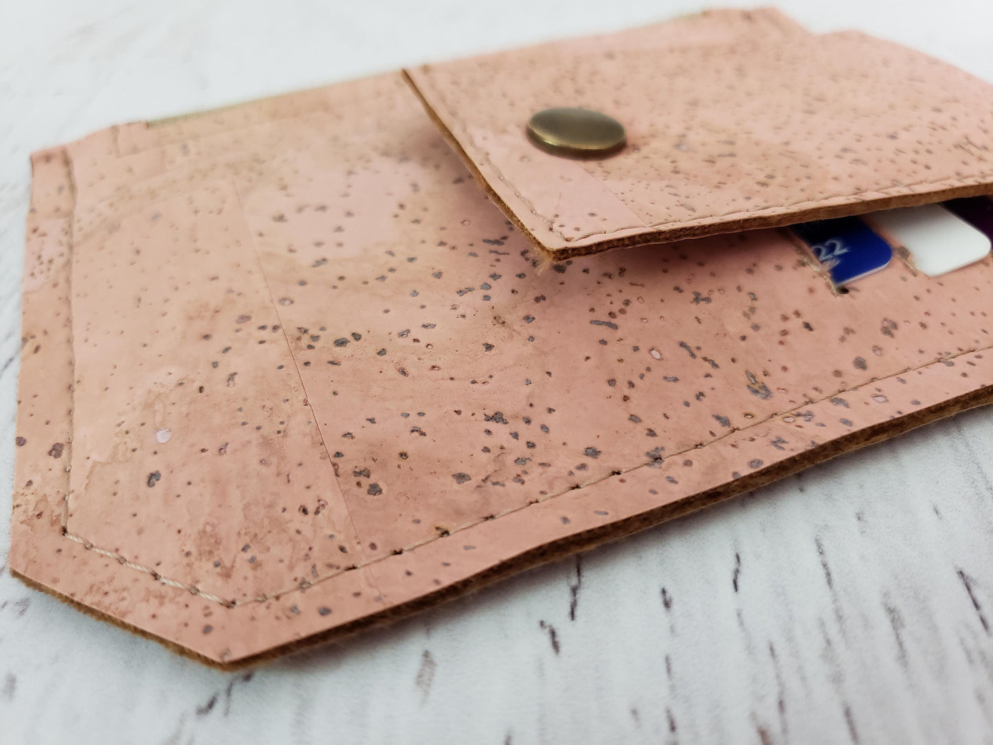 Wallet Natural Cork minimalist Pocket wallet (etsy image id: 6583612503)