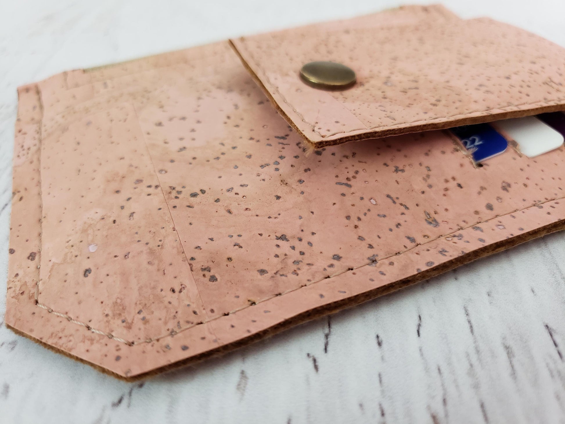 Wallet Natural Cork minimalist Pocket wallet (etsy image id: 6583612503)