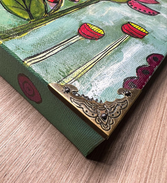 nail on box, artwork, book corners antique brass color (etsy image id: 6627387289)
