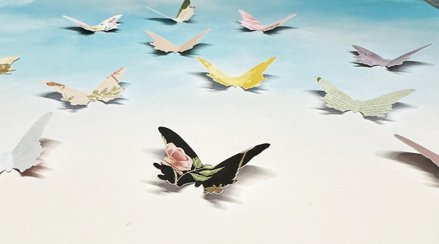 Small Paper Butterflies: Scrapbooking Embellishments (55 Pieces) (etsy image id: 6723085768)
