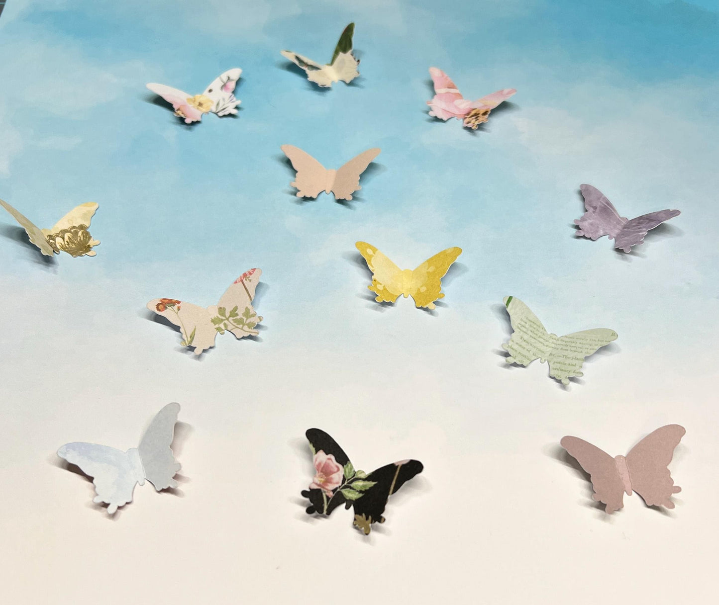 Small Paper Butterflies: Scrapbooking Embellishments (55 Pieces) (etsy image id: 6771157853)