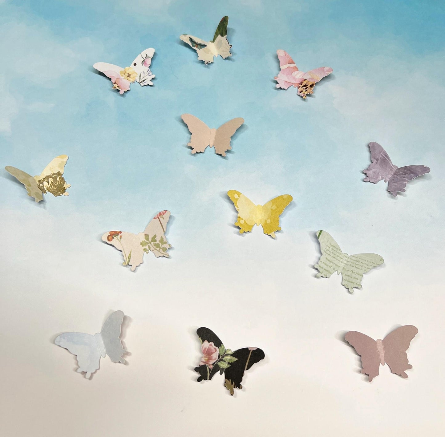 Small Paper Butterflies: Scrapbooking Embellishments (55 Pieces) (etsy image id: 6771157861)