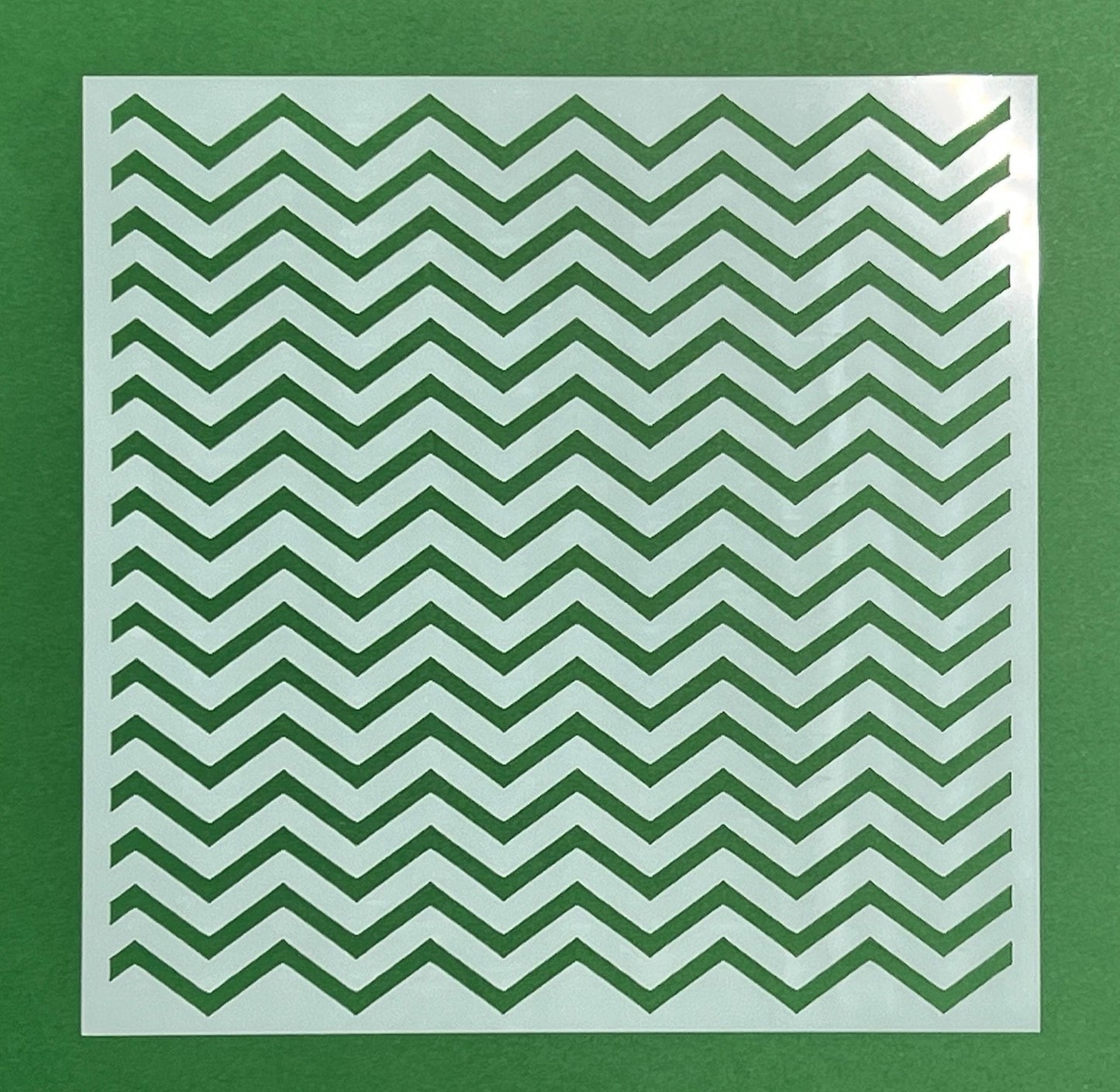 Stencils: 5x5" Paint Crackle Effect, Bubbles, Zigzag,  Fronds,  and more (etsy image id: 6782472503)