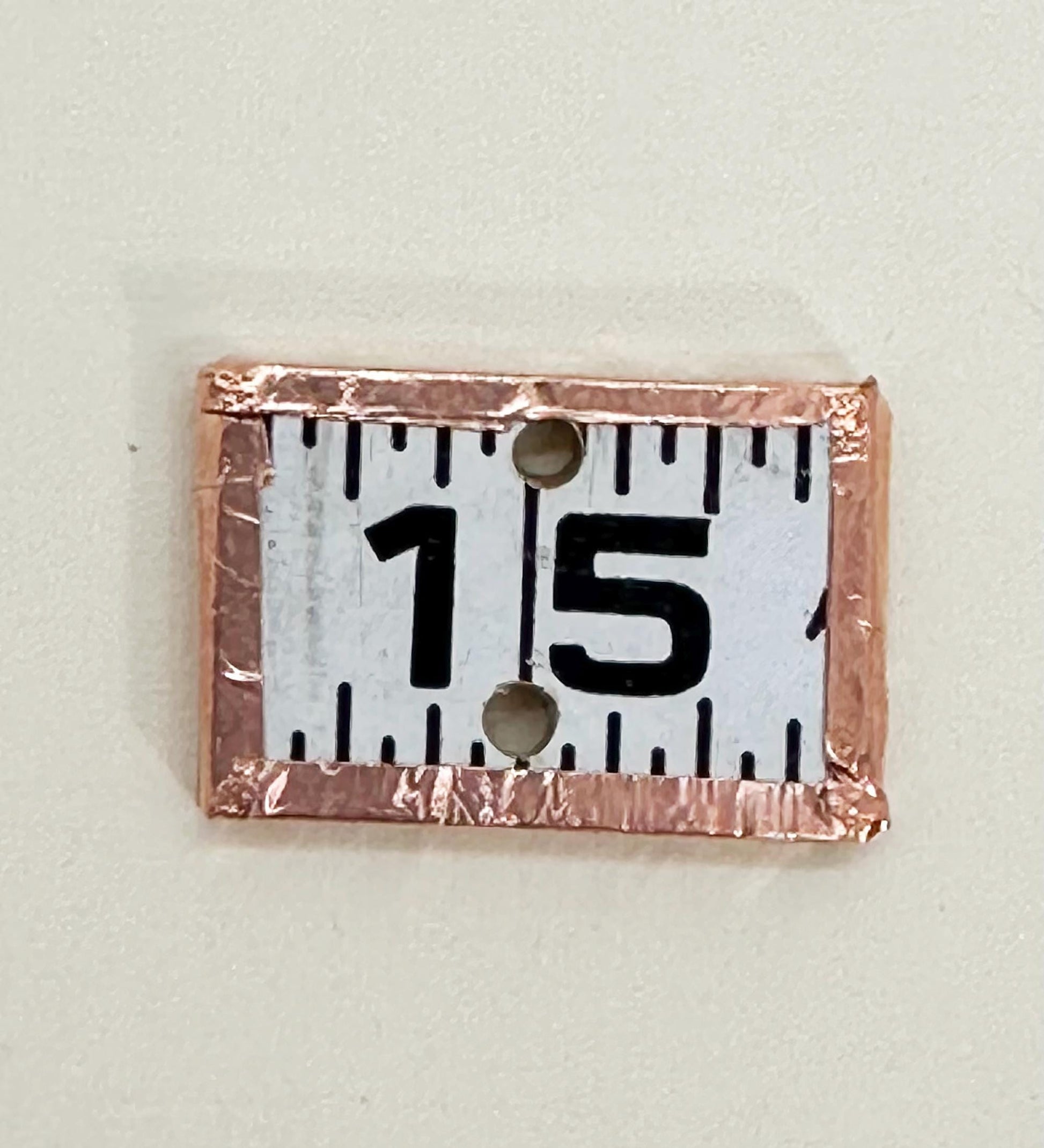Hand Crafted Salvaged Wooden Ruler Charm Set kit (etsy image id: 7760606784)