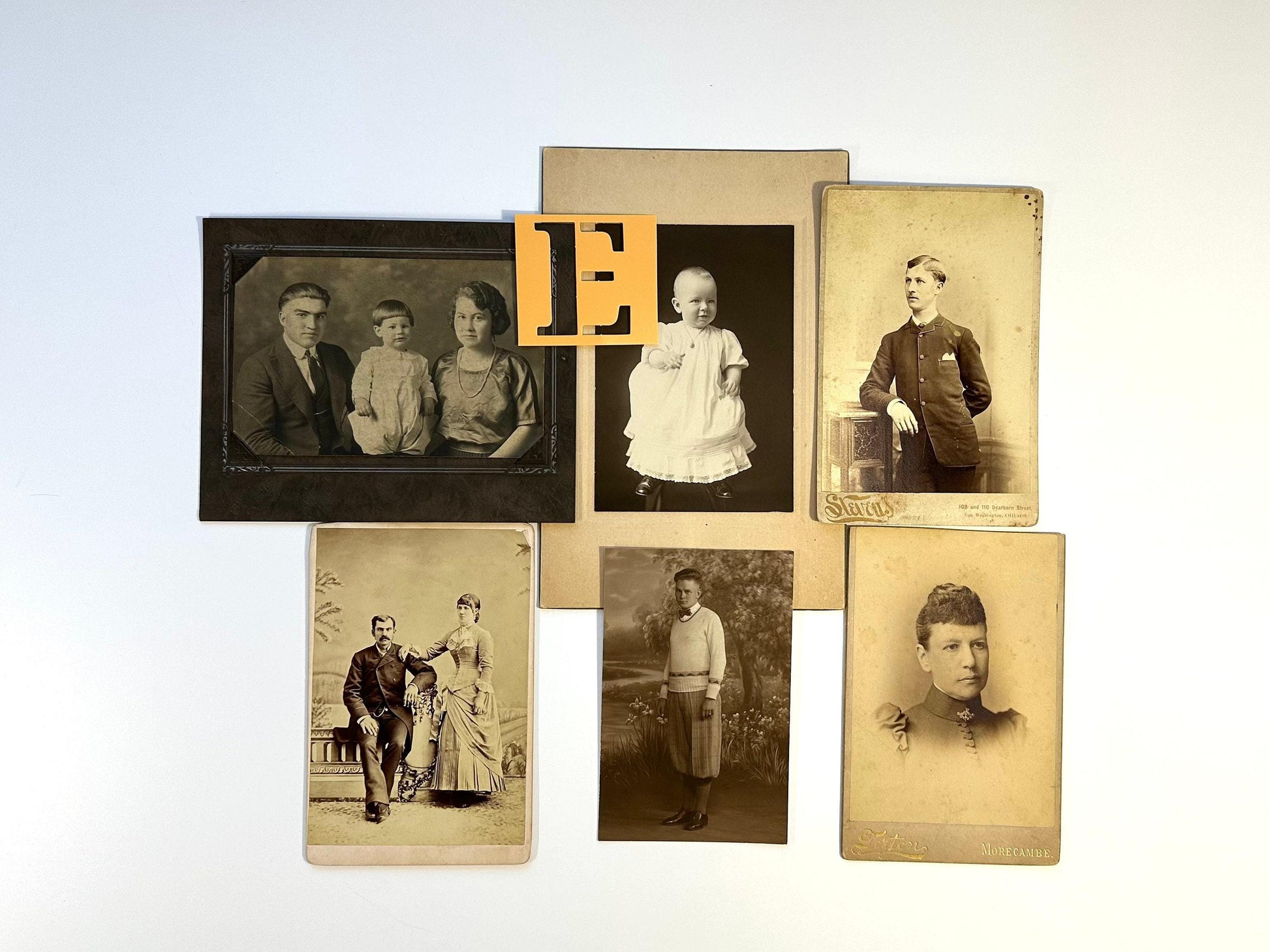 Antique photographs sets (etsy image id: 7760609202)