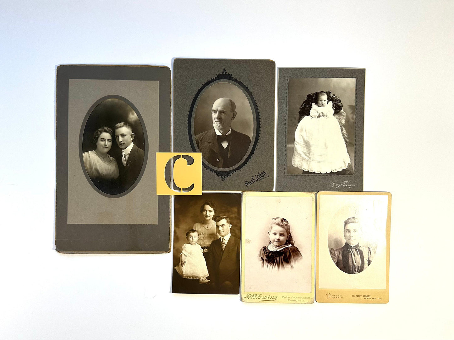 Antique photographs sets (etsy image id: 7760609398)