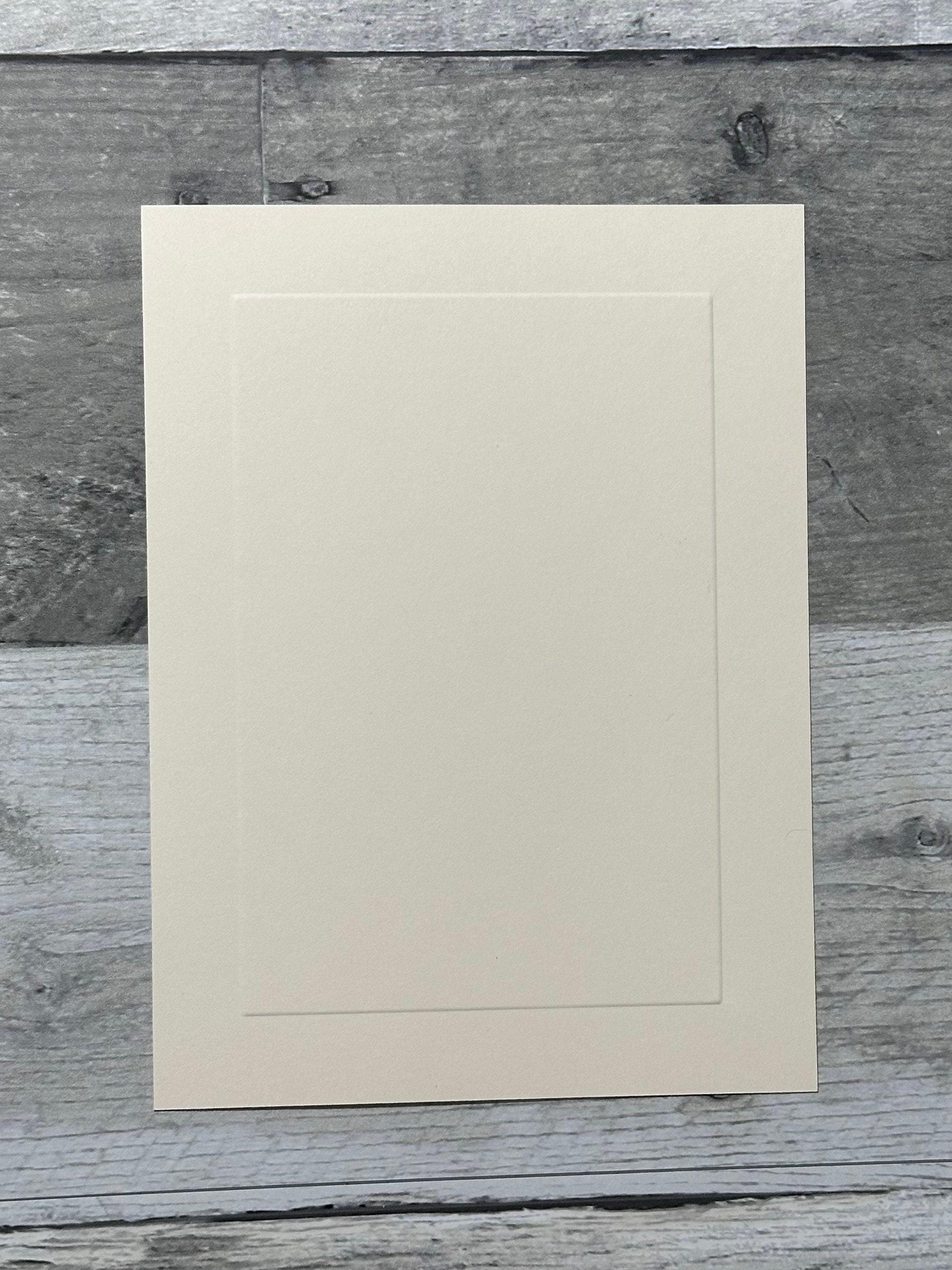 Single Sided, Cream Color, Embossed Cards with Matching Envelopes set of 10 (etsy image id: 7760611888)