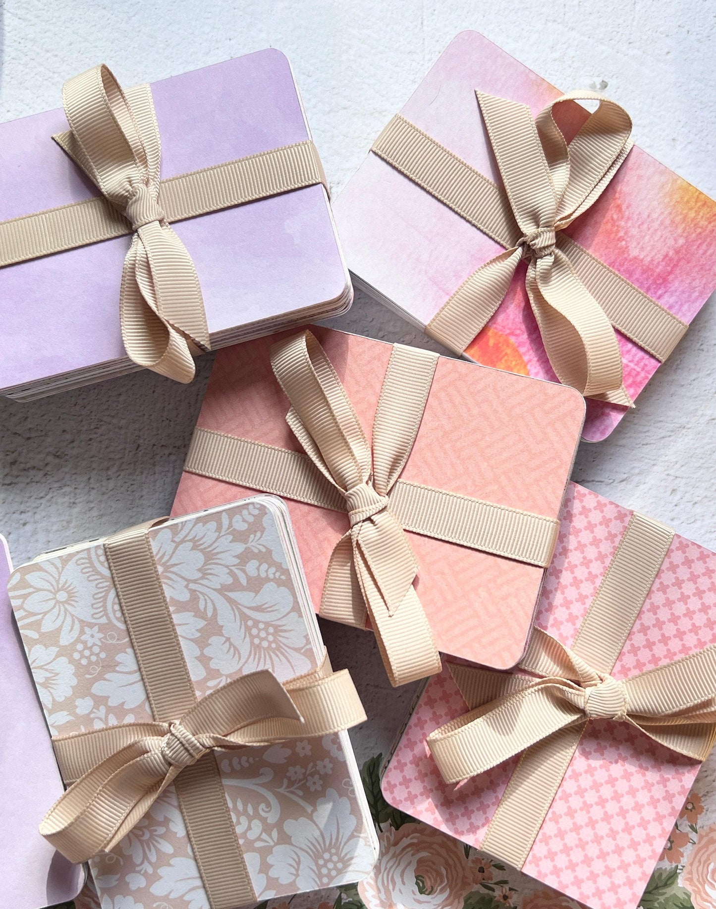 Planner / Journal Cards - 50 3x4 inch Cards with Rounded Corners and Unique Prints on cardstock (etsy image id: 7760618414)