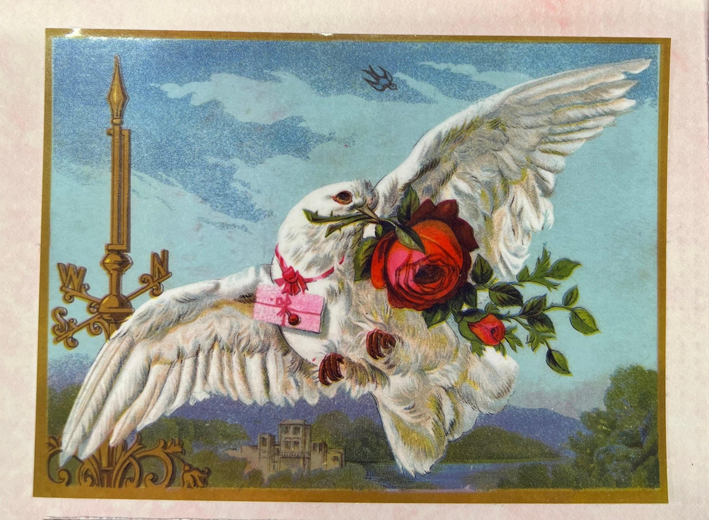 Valentine Vintage Style stickers for cards, journals, scrapbooks, vintage style journaling (etsy image id: 7760619472)