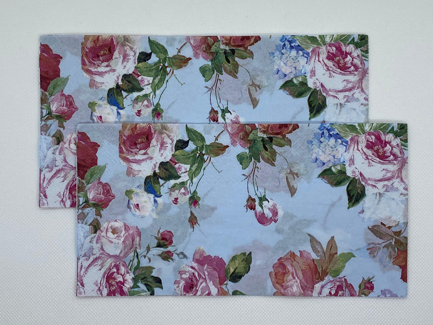 Floral Paper Napkins: Decoupage, Collage, Art Journal - 14 Pack (etsy image id: 7760620042)