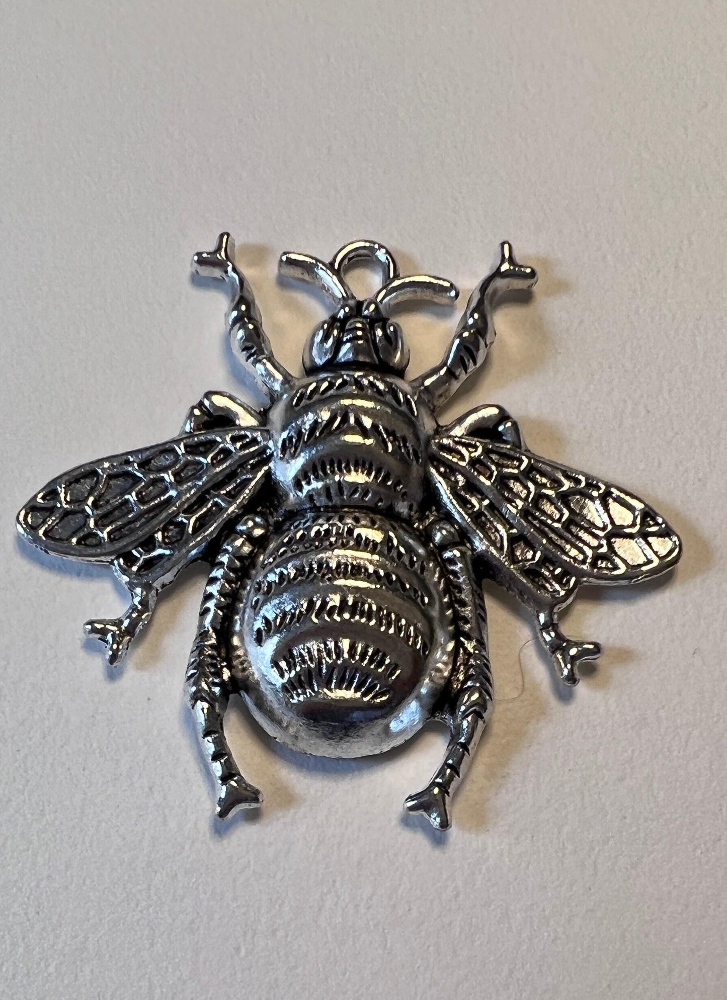 Bee Charms: Antique Brass, Silver, Gold - Scrapbooking, Journals (etsy image id: 7763953664)