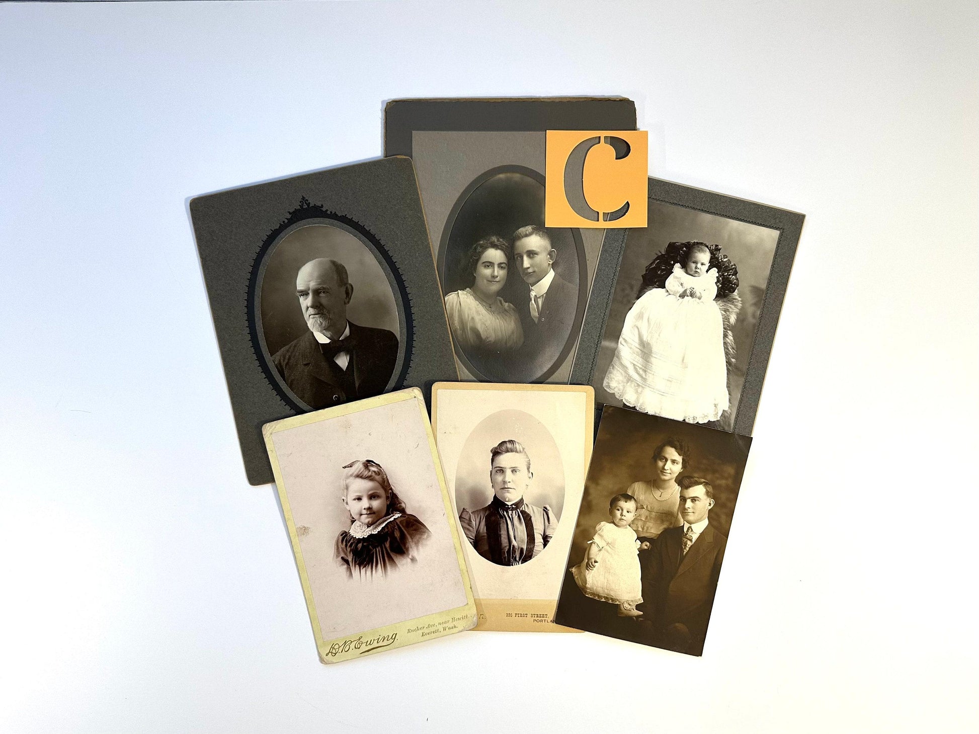 Antique photographs sets (etsy image id: 7808556419)
