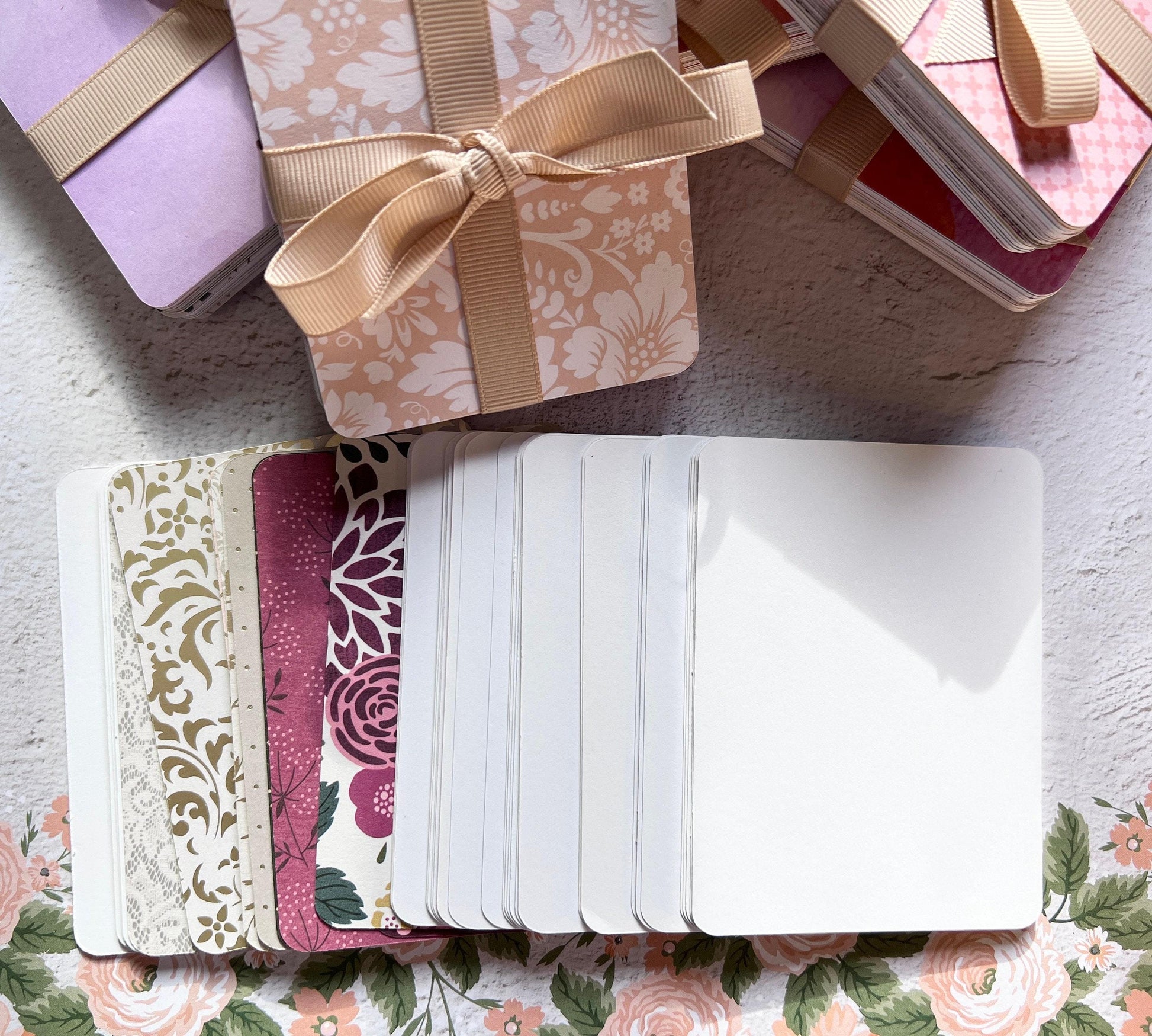 Planner / Journal Cards - 50 3x4 inch Cards with Rounded Corners and Unique Prints on cardstock (etsy image id: 7808565717)