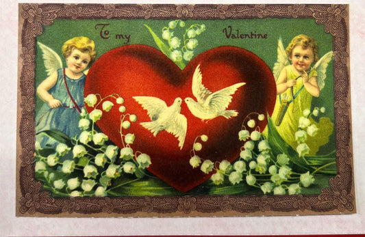 Valentine Vintage Style stickers for cards, journals, scrapbooks, vintage style journaling (etsy image id: 7808566509)